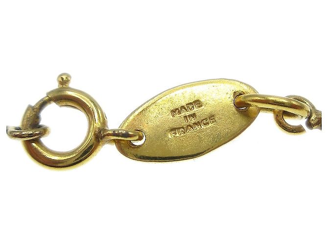 Pendente Chanel CC in metallo D'oro - vista 5