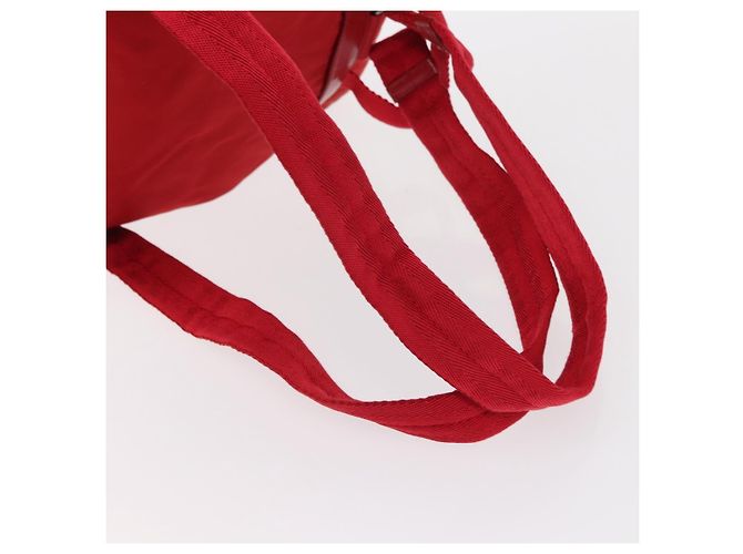 Double Prada Rucksack mit doppelter Fronttasche Tessuto Medium Rot - Ansicht 7