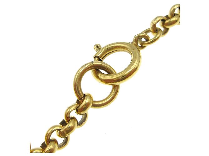 Pendente a cuore CC in metallo di Chanel D'oro - vista 6