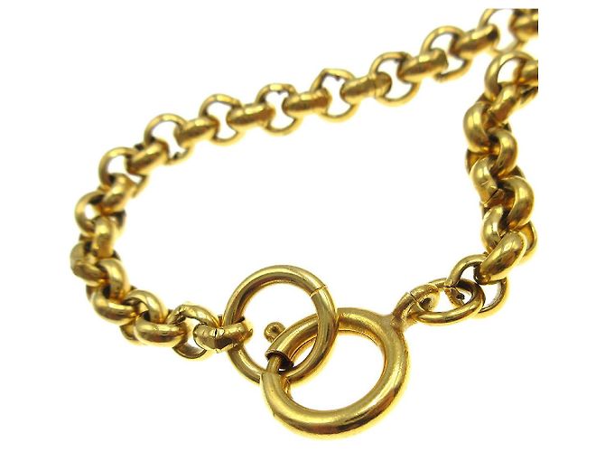 Pendente a cuore CC in metallo di Chanel D'oro - vista 6