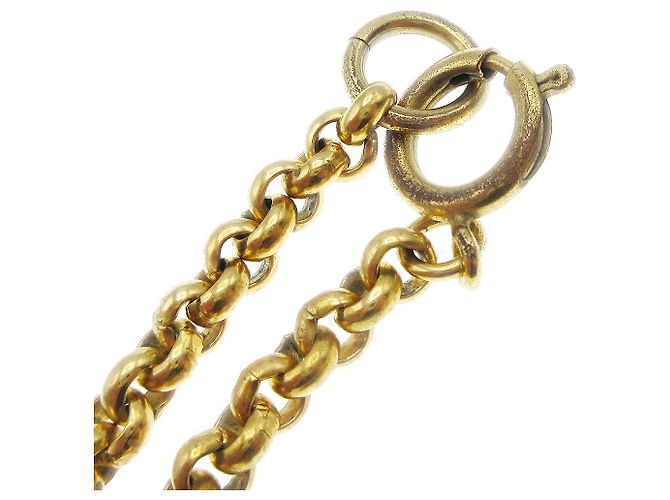 Pendente a cuore CC in metallo di Chanel D'oro - vista 6