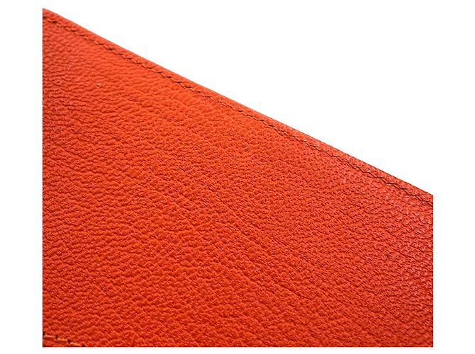 Chanel Coco Mark Leather Planner Cover Orange - view 10
