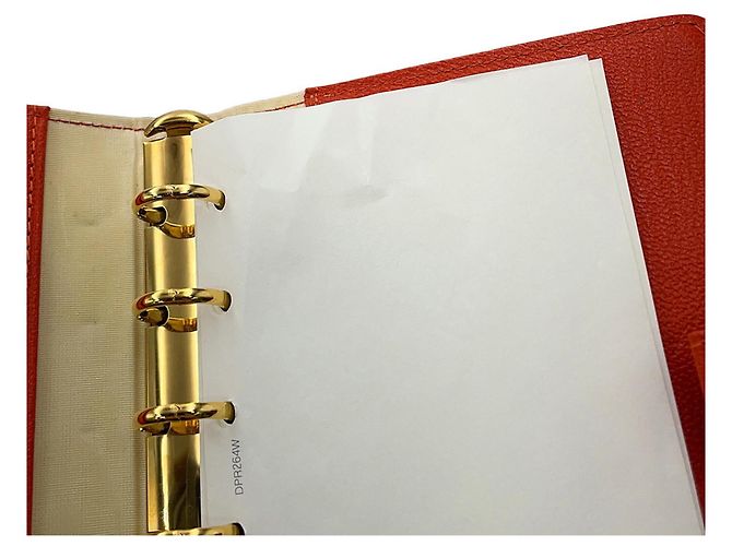Chanel Coco Mark Leather Planner Cover Orange - view 11