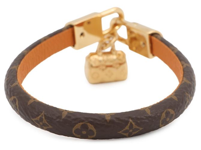 Bracciale Charm Speedy Monogram Louis Vuitton Marrone - vista 3