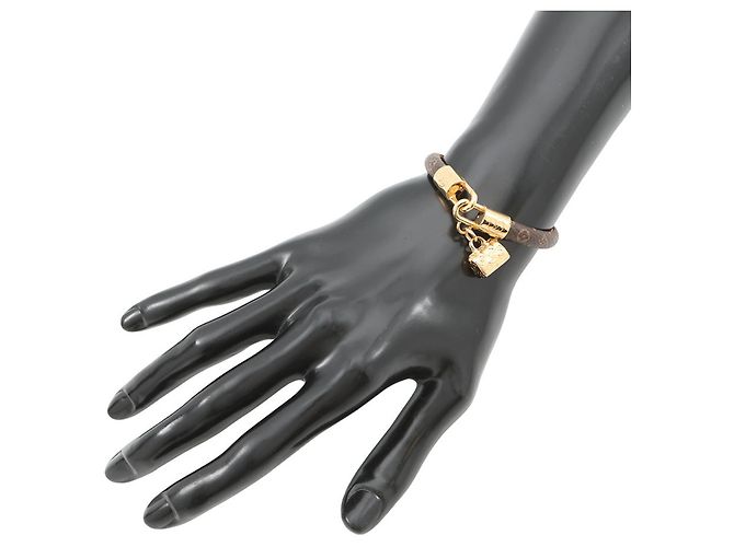 Bracciale Charm Speedy Monogram Louis Vuitton Marrone - vista 4
