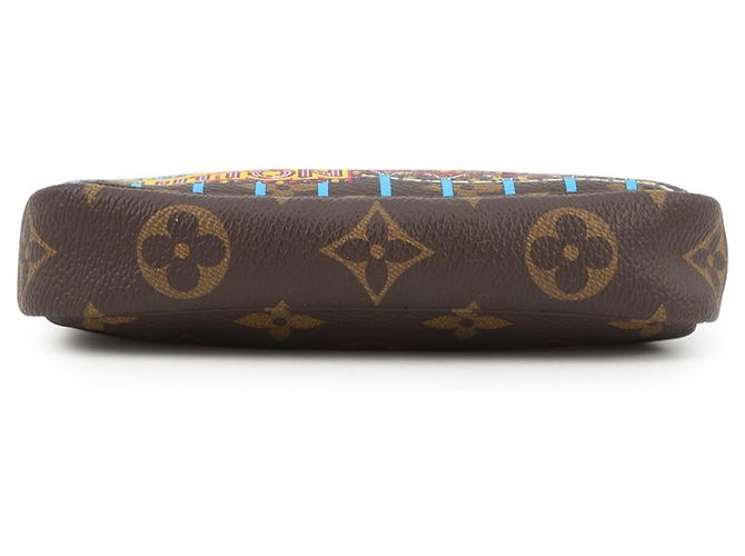 Mini Pochette Accessoires Monogram Vivienne de Louis Vuitton Rose - vue 3