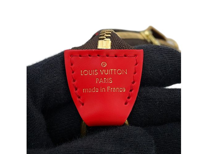 Mini Pochette Accessoires Monogram Vivienne di Louis Vuitton Rosso - vista 11