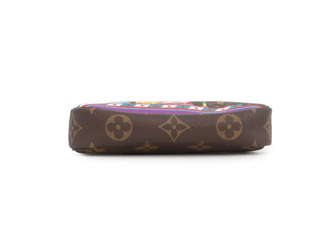 Mini Pochette Accessoires Monogram Vivienne di Louis Vuitton Rosso - vista 3