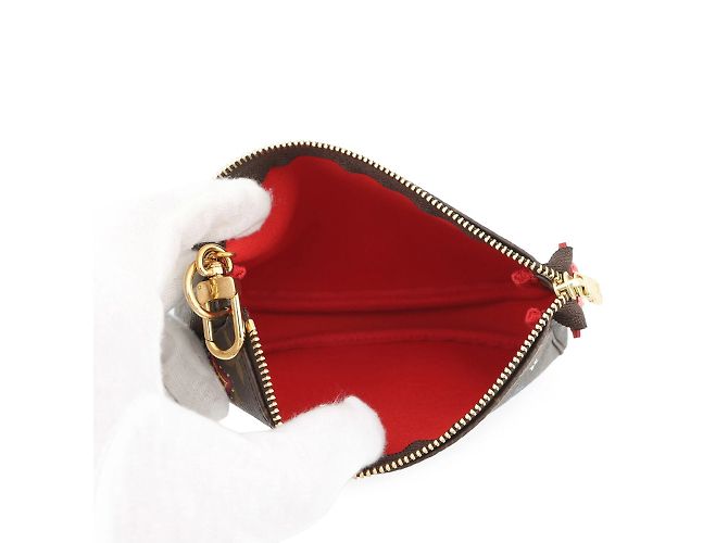 Mini Pochette Accessoires Monogram Vivienne di Louis Vuitton Rosso - vista 5