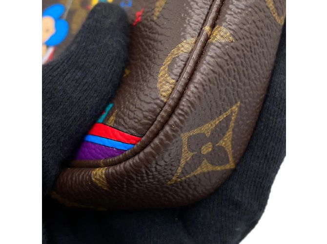 Mini Pochette Accessoires Monogram Vivienne di Louis Vuitton Rosso - vista 6