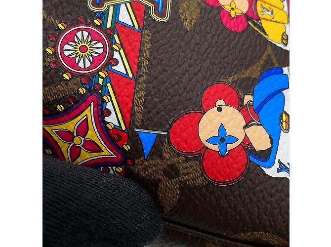 Mini Pochette Accessoires Monogram Vivienne di Louis Vuitton Rosso - vista 7