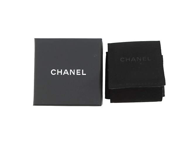 Chanel Navy Resin Clip Earrings Navy blue - view 11
