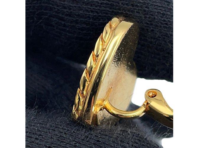 Chanel Navy Resin Clip Earrings Navy blue - view 5