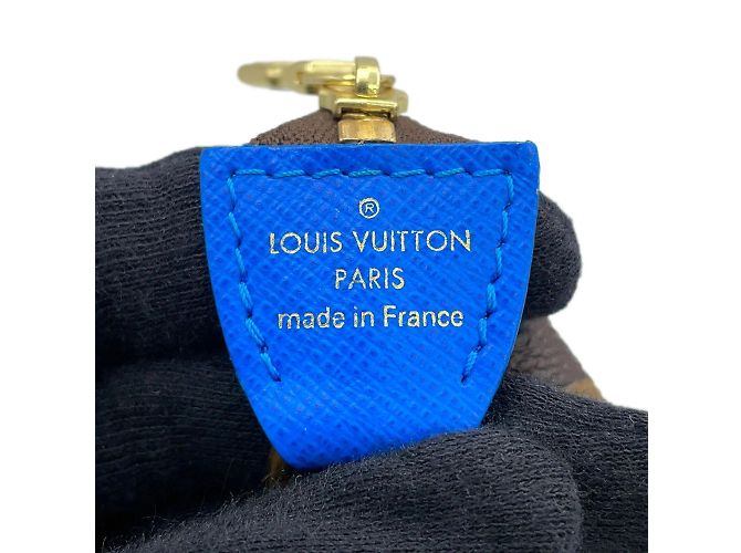 Mini Pochette Accessoires Monogram Vivienne di Louis Vuitton Blu - vista 13