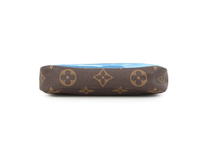 Mini Pochette Accessoires Monogram Vivienne di Louis Vuitton Blu - vista 3