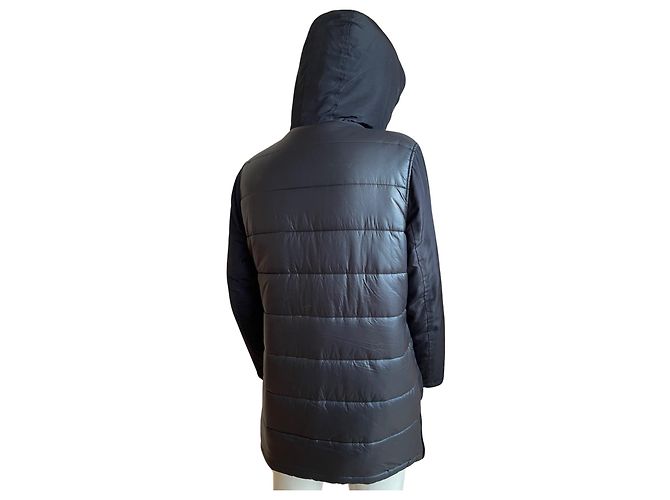 Parka IKKS WAY – Forro Sherpa Ultra Cálido – Talla 36 Negro - vista 4