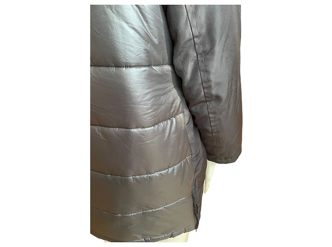 Parka IKKS WAY – Forro Sherpa Ultra Cálido – Talla 36 Negro - vista 6