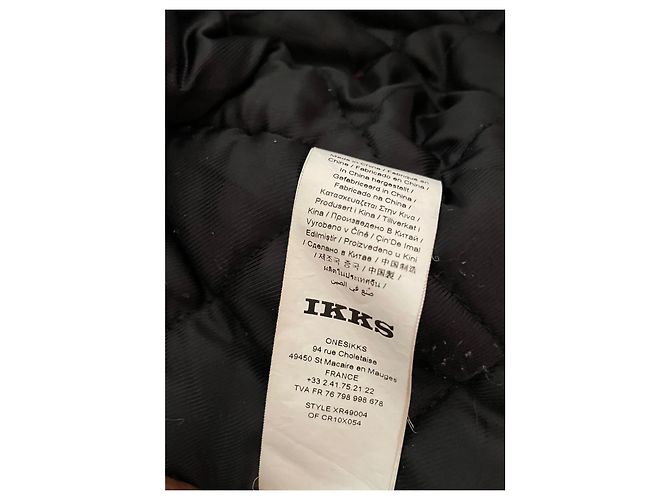 Parka IKKS WAY – Forro Sherpa Ultra Cálido – Talla 36 Negro - vista 8