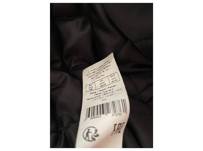 Parka IKKS WAY – Forro Sherpa Ultra Cálido – Talla 36 Negro - vista 9