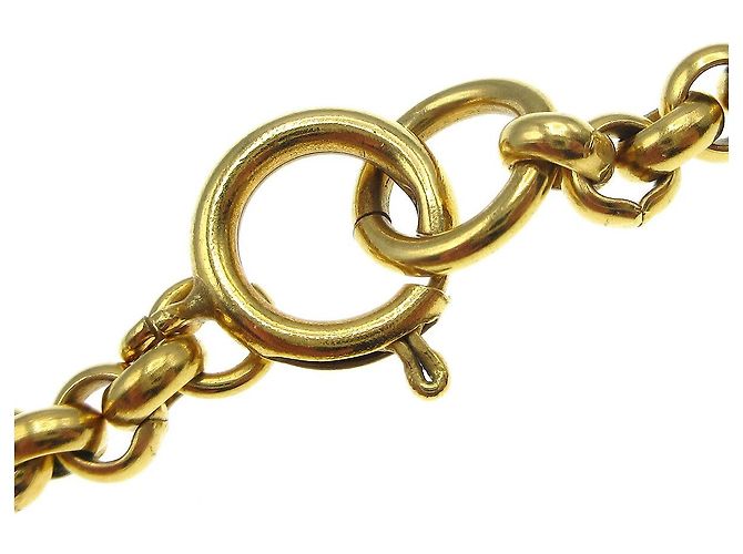 Pendente Cuore CC Chanel in metallo D'oro - vista 5