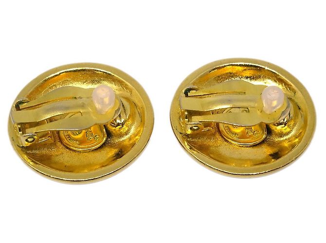 Chanel CC Round Metal D'oro - vista 2