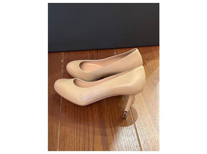 Beige Lederabsätze Chanel 36 - Ansicht 11