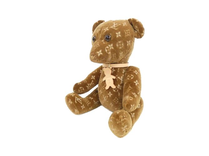 Ours en peluche Doudou Louis Vuitton GI0739 Marron - vue 2