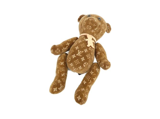 Ours en peluche Doudou Louis Vuitton GI0739 Marron - vue 4