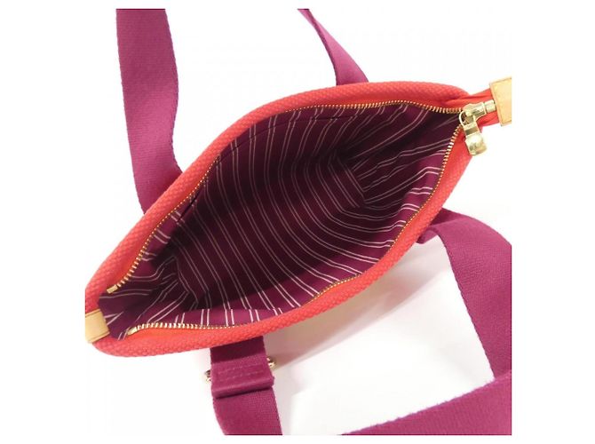 Louis Vuitton Antigua Cabas PM Handtasche Rot - Ansicht 10