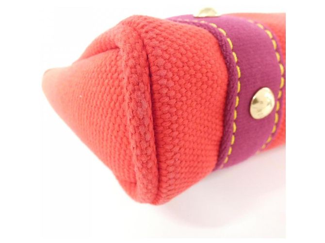 Louis Vuitton Antigua Cabas PM Handtasche Rot - Ansicht 3