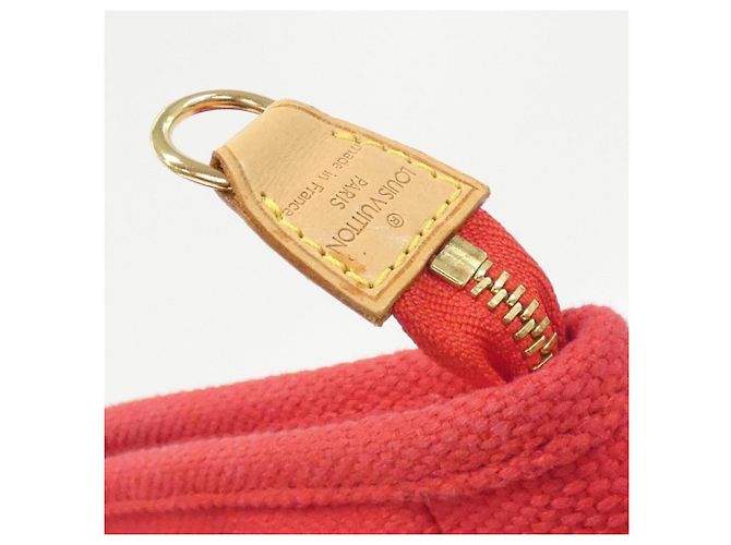 Louis Vuitton Antigua Cabas PM Handtasche Rot - Ansicht 8