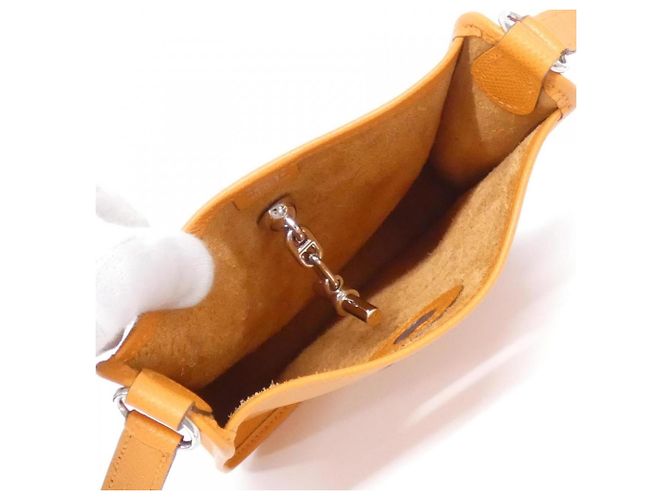 Hermès Borsa a Spalla Hermes Vespa TPM 038444CK Arancione - vista 6