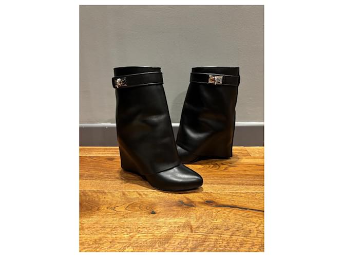 Givenchy Shark Pelle Nera 38 Nero - vista 7