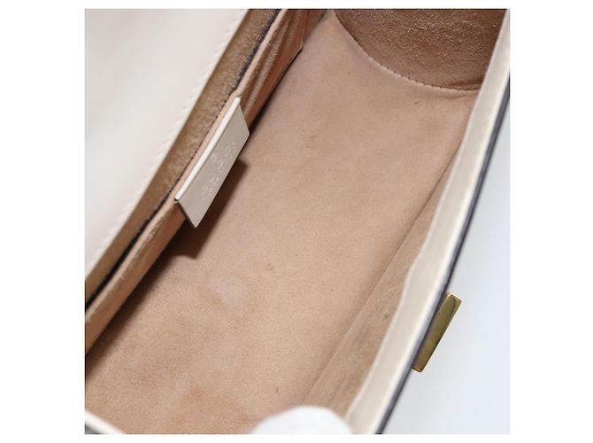 Borsa a mano Gucci Sylvie in pelle mini Bianco - vista 5