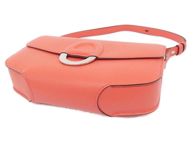 Borsa a Spalla Hermès CHERCHE MIDI Rosa - vista 3
