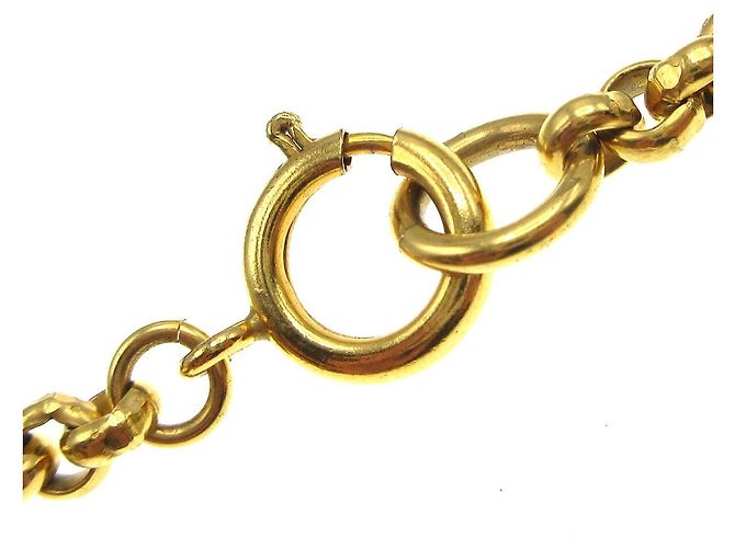Pendente a cuore CC in metallo di Chanel D'oro - vista 5