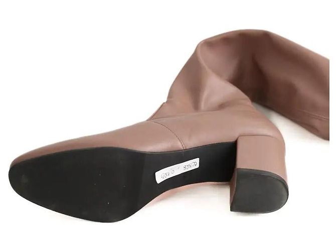 Stuart Weitzman Botas de cuero marrón Castaño - vista 6
