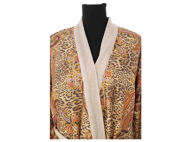 Etro Accappatoio in cotone marrone - vista 2