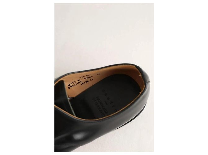 Sandro Schwarze Leder Schnürschuhe - Ansicht 4