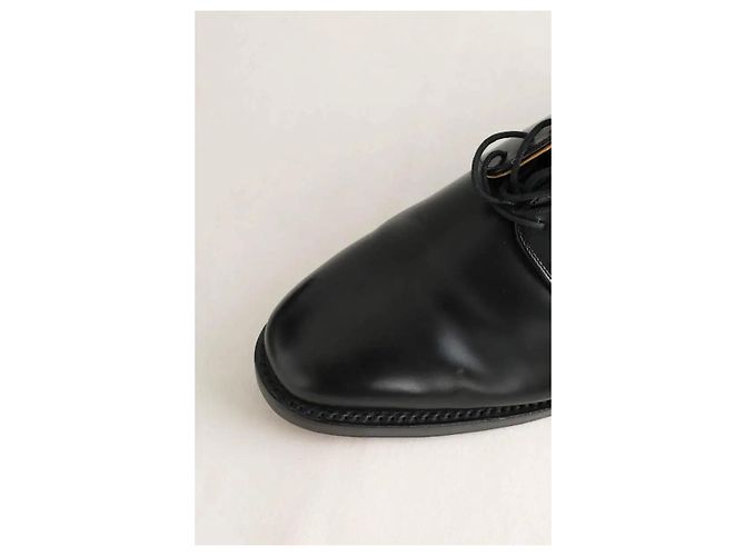 Sandro Schwarze Leder Schnürschuhe - Ansicht 5