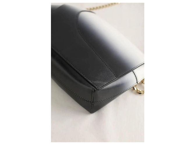 Elie Saab Borsa a spalla in pelle grigia - vista 5