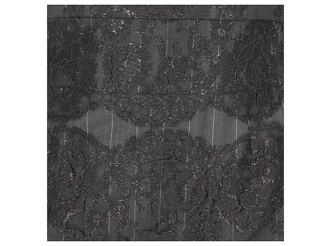Vestido cinza listrado de Gianfranco Ferré - vista 5