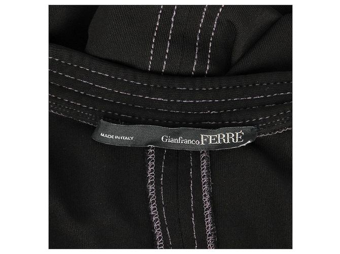 Schwarzes Kleid Gianfranco Ferré - Ansicht 9