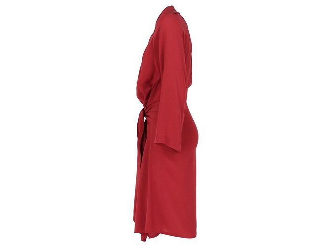 Ziegelrote Kleid Gianfranco Ferré - Ansicht 3