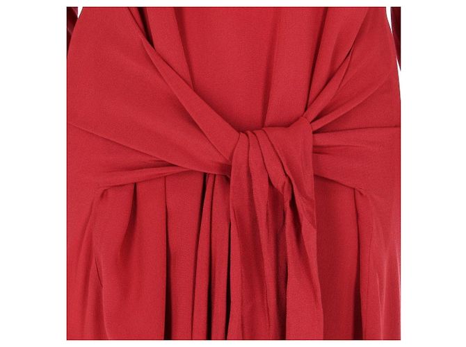 Ziegelrote Kleid Gianfranco Ferré - Ansicht 6