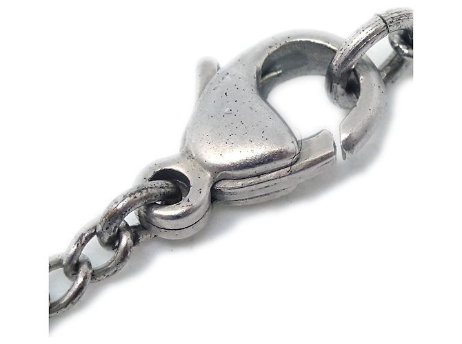 Pendente Chanel CC in metallo Argento - vista 4