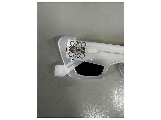 Loewe Gafas de sol cat-eye Anagram Celate Blanco - vista 3