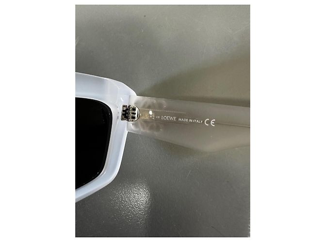 Loewe Gafas de sol cat-eye Anagram Celate Blanco - vista 5