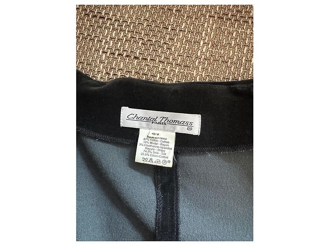 Blazer Chantal Thomass de algodón negro - vista 10