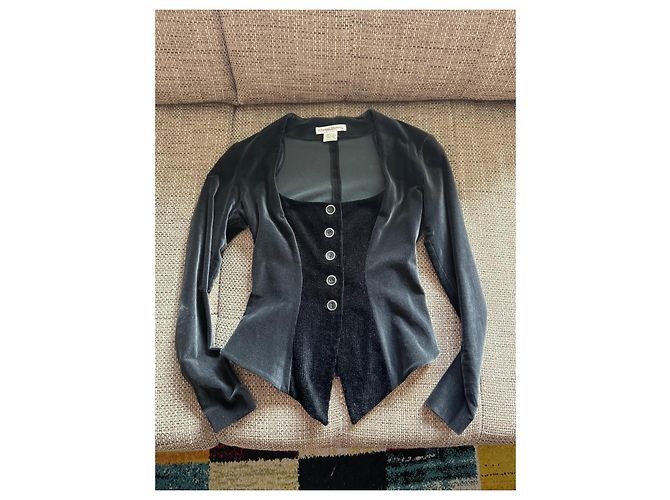 Blazer Chantal Thomass de algodón negro - vista 11